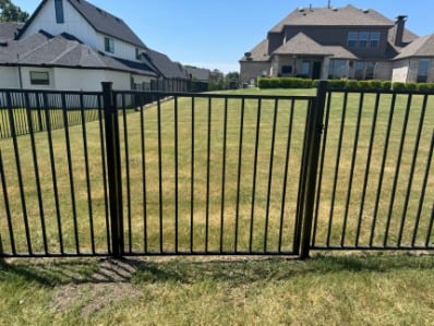 Iron fence & gate installation